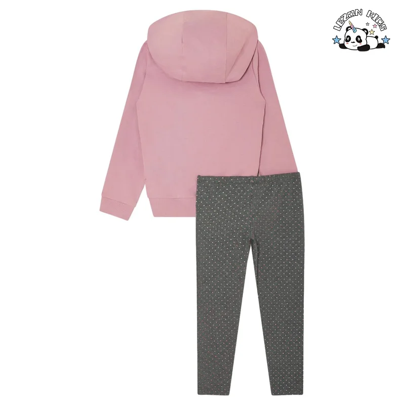 LEZONKIDS - Customizable Girls Hoodie Legging Pant Set Girls Pullover Long Pants Girls Clothing Set